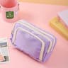 Kawaii Pencil Case Large Capacity Pen Bag Multilayer Korean Style School Stationery Organizer 4