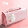 3D Kawaii Pencil Case Astronaut Three Layer Pencil Pouch Cute School Stationery Organizer 2