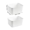 Multifunctional Plastic Storage Box With Handle Desktop Organizer Container 6