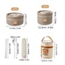 Kids Thermal Lunch Box Stainless Steel Bento Box Leak Proof Food Container 15