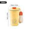 Portable Plastic Coffee Mug Leak Proof Drinking Cup With Rope Handle 2