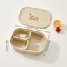 Divided Lunch Box 3 Compartment Portable Microwave Safe Food Container 4
