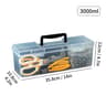 Large Capacity Plastic Tool Box Portable Tool Organizer With Handle 6