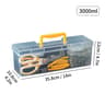 Large Capacity Plastic Tool Box Portable Tool Organizer With Handle 5
