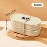 Double Layer Bento Lunch Box Microwave Safe Portable Food Container With Strap 4