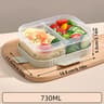 Divided Lunch Box For Kids Microwave Safe Sealed Plastic Bento Container 14