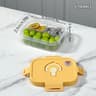 Divided Lunch Box For Kids Microwave Safe Sealed Plastic Bento Container 4