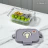 Divided Lunch Box For Kids Microwave Safe Sealed Plastic Bento Container 5