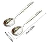 Stainless Steel Dessert Spoon Long Handle Soup Spoon For Kids 5