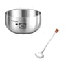 Cartoon Stainless Steel Kids Bowl Anti Scalding Ramen Rice Bowl 12