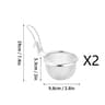 Stainless Steel Colander Fine Mesh Noodle Strainer For Hot Pot And Cooking 3