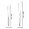 Stainless Steel Non Slip Long Handle BBQ Grill Tongs For Cooking 3