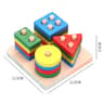 Montessori Wooden Puzzle Toy Early Learning Educational Toy For Kids 4