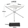 Portable Camping Fire Pit Grill Foldable Stainless Steel Fire Frame 4