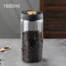 Vacuum Sealed Coffee Jar Airtight Glass Coffee Storage Container 2