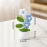 Handmade Crochet Sunflower Artificial Flower For Desk Decor And Gifts 2