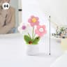 Handmade Crochet Sunflower Artificial Flower For Desk Decor And Gifts 8