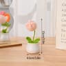 Handmade Crochet Sunflower Artificial Flower For Desk Decor And Gifts 17