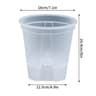 Transparent Self Watering Plant Pot With Drainage For Indoor Outdoor Plants 6