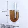 Cat Whisker Keepsake Jar Wooden Mini Vase Pet Memory Display 5