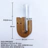Cat Whisker Keepsake Jar Wooden Mini Vase Pet Memory Display 6