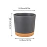 Self Watering Plant Pots Automatic Bottom Watering Planters With Saucer 4