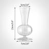 Mini Transparent Glass Flower Vase Nordic Hydroponic Plant Decor 2