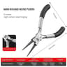 Mini Needle Nose Pliers Set Extended Flat Mouth And Oblique Wire Binding Hand Tools 1