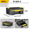 AIRAJ Stackable Modular Toolbox Set With Wheels Portable Combo Tool Storage System 3