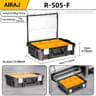 AIRAJ Stackable Modular Toolbox Set With Wheels Portable Combo Tool Storage System 5