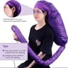 Adjustable Hair Dryer Bonnet Hooded Deep Conditioning Cap For Curly Hair 1