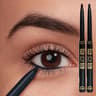 2Pcs Waterproof Black And Brown Eyeliner Pencil Set 5