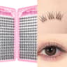 Natural C Curl Cluster False Eyelashes 320 Pieces Lightweight Reusable Lashes 2