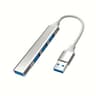 4 Port USB C Hub Multi Splitter OTG Adapter For Laptop And PC 0