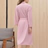Unisex Waffle Bathrobe Long Shower Sleepwear For Men And Women 1