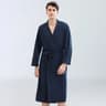 Unisex Waffle Bathrobe Quick Dry Sauna Homewear For Spring And Summer 4