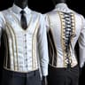 RegalFit Mens Waist Trainer Corset Slimming Vintage Waistcoat 21