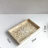 OceanGlow Rectangular Shell Tray Colorful Decorative Storage Board 4