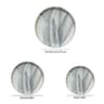 PureCircle Round Bathroom Vanity Tray Silicone Decorative Organizer 4