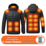23 Zone USB Heated Jacket Winter Self Heating Coat For Men And Women 6