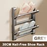 Wall Mounted Slipper Storage Rack Bathroom Shoe Hook Holder 1