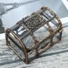 Transparent Pirate Treasure Jewelry Storage Chest Box 0