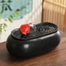 Ceramic Tabletop Waterfall Fountain For Home And Office Decor 2