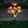 Solar Orchid Flower Lights Waterproof LED Garden Decor For Patio And Lawn 5
