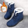 Womens Snow Platform Boots Plush Fur Lined Winter Shoes 3