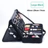 Professional Large Capacity Makeup Case Travel Makeup Train Case Organizer 5