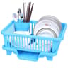 ClearFlow Kitchen Countertop Dish Drying Rack With Drainer Board 0