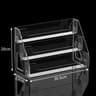 ClearStep Acrylic Makeup Organizer Display Stand For Vanity Storage 1
