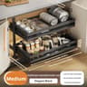 Pull Out Kitchen Cabinet Organizer Sliding Drawer Basket Shelf 11