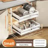 Pull Out Kitchen Cabinet Organizer Sliding Drawer Basket Shelf 4